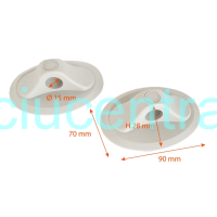 Klijuojamas virvės laikiklis Klijuojamas virvės laikiklis
